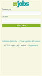 Mobile Screenshot of njobs.nl