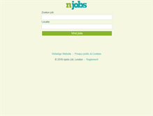 Tablet Screenshot of njobs.nl