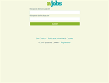 Tablet Screenshot of njobs.es