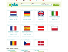 Tablet Screenshot of njobs.eu
